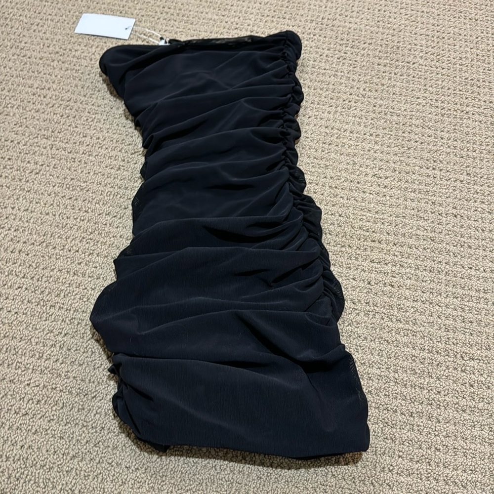 Girls Katie J NYC Tween Black Strapless Dress